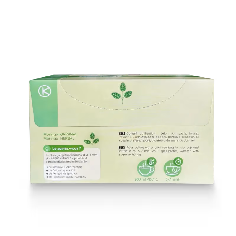 Infusion Moringa original 20 sachets Kilimaa – Image 2